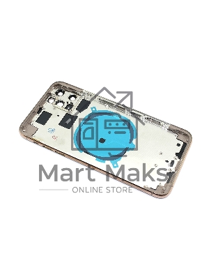 Задняя крышка (корпус) в сборе с рамкой для Apple iPhone 11 Pro Max золотая