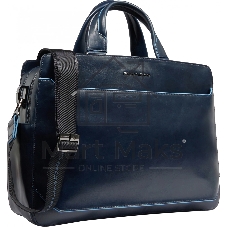 Сумка для ноутбука Piquadro Blue Square CA6590B2/BLU2, натур.кожа, темно-синий