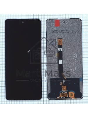 Дисплей для Tecno Spark 10 Pro (Kl7) в сборе с тачскрином черный