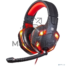 Гарнитура Defender WARHEAD G-370 черный/красный