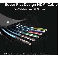 Кабель соединительный аудио-видео Premier 5-815F HDMI (m)/HDMI (m) 1.5м. черный (5-815F 1.5)