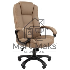 Кресло Chairman Home 600 бежевый, ткань, 120 кг