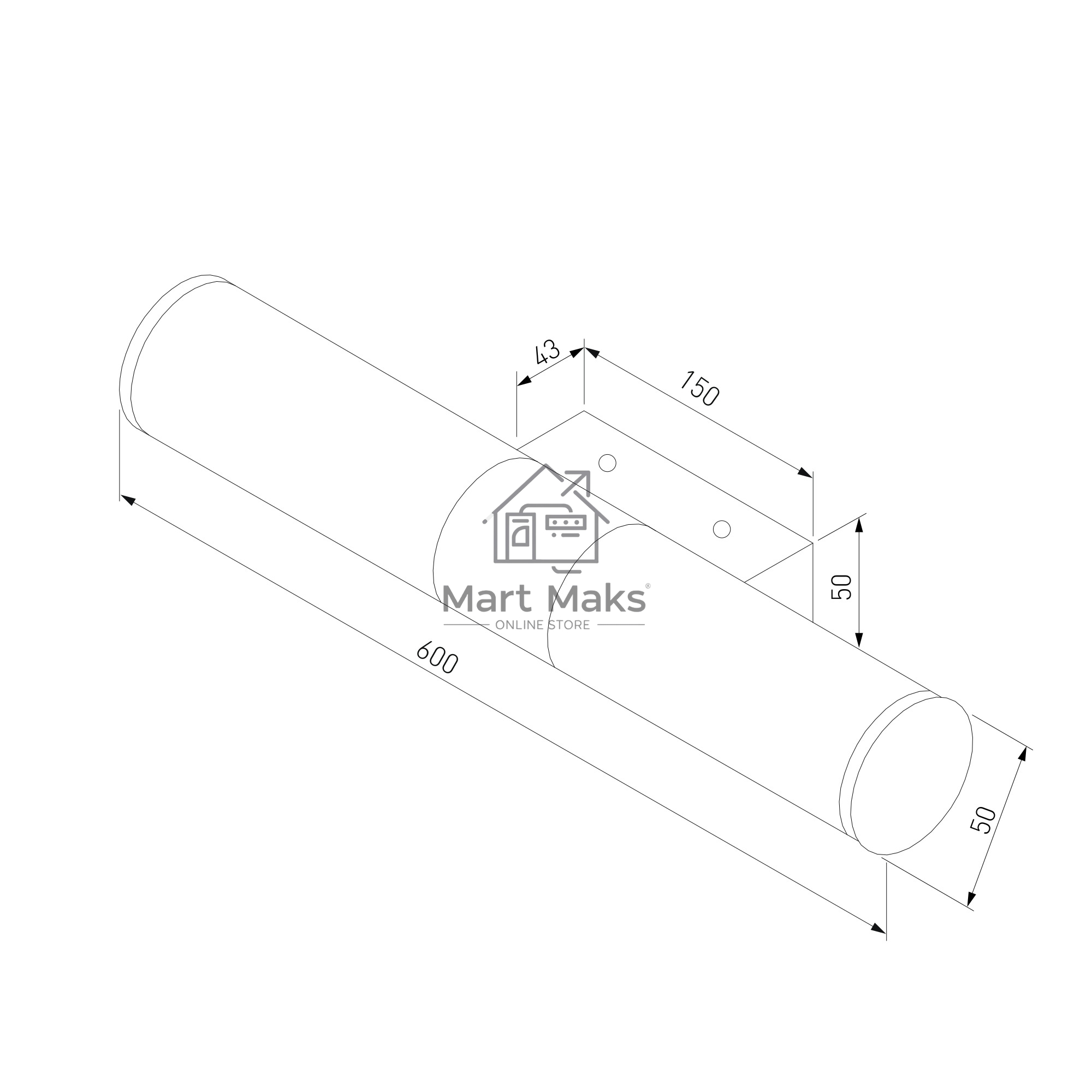 Светильник настенный светодиодный MRL LED 12W 1005 IP20 / Venta Neo LED хром