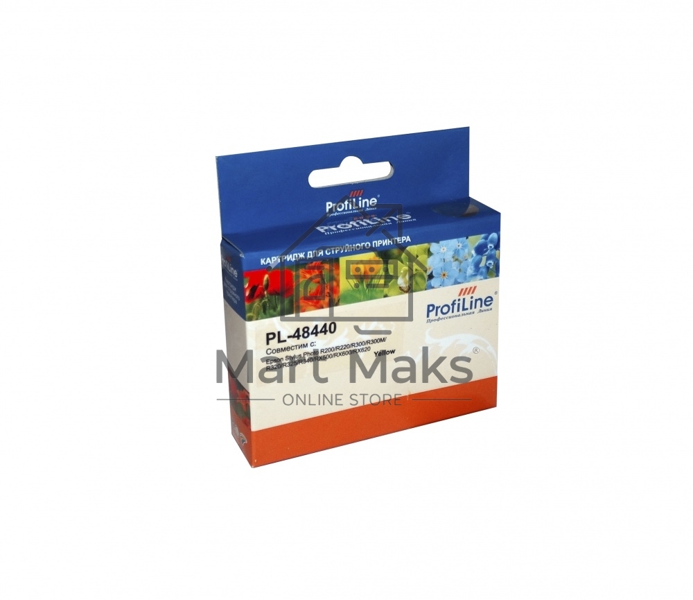 Картридж струйный ProfiLine PL-T0484 для принтеров Epson StylusPhoto R200/R220/R300/R300M/R320/R325/R340/RX500/RX600/RX620 Yellow водн
