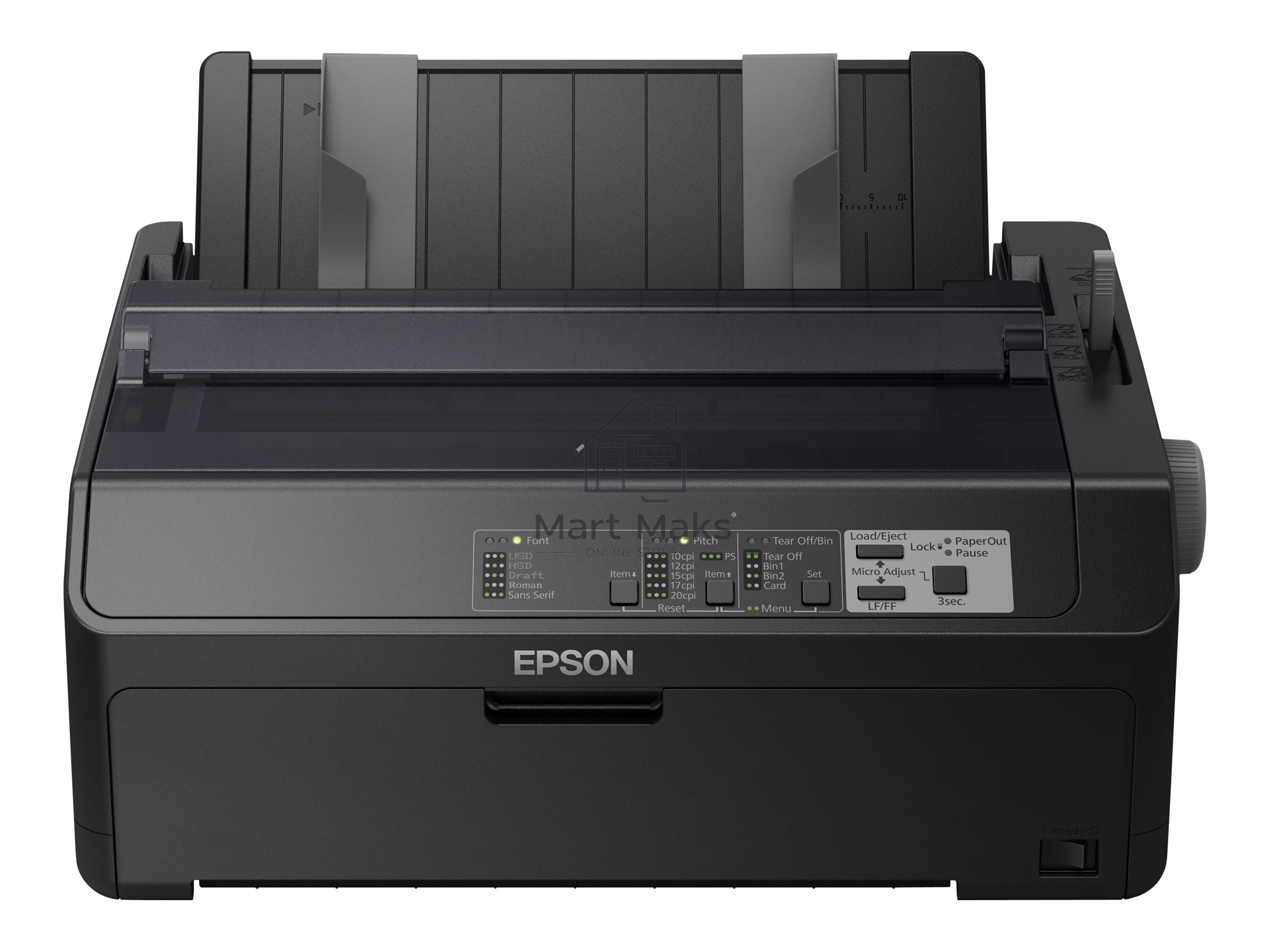 Принтер Epson FX-890II (C11CF37401), матричный A4, 9х2-игольный (80 колонок), высокоскоростной (735 cps), до 6 экземпляров одновременно (1 оригинал + 5 копий), ресурс ленты: 7,5 млн. символов, USB, LPT, для больших объемов печати