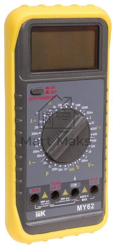 Мультиметр цифровой Professional MY62I ИЭК TMD-5S-062