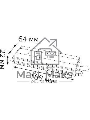 Блок питания для светодиодной ленты пылевлагозащищенный GAUSS 150W  DC12V IP66
