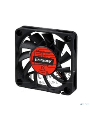 Вентилятор для корпуса ExeGate EX06010S3P черный, 60 мм, 2500 об/мин, 20.5 дБ, 3 pin