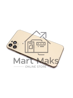 Задняя крышка (корпус) в сборе с рамкой для Apple iPhone 11 Pro Max золотая