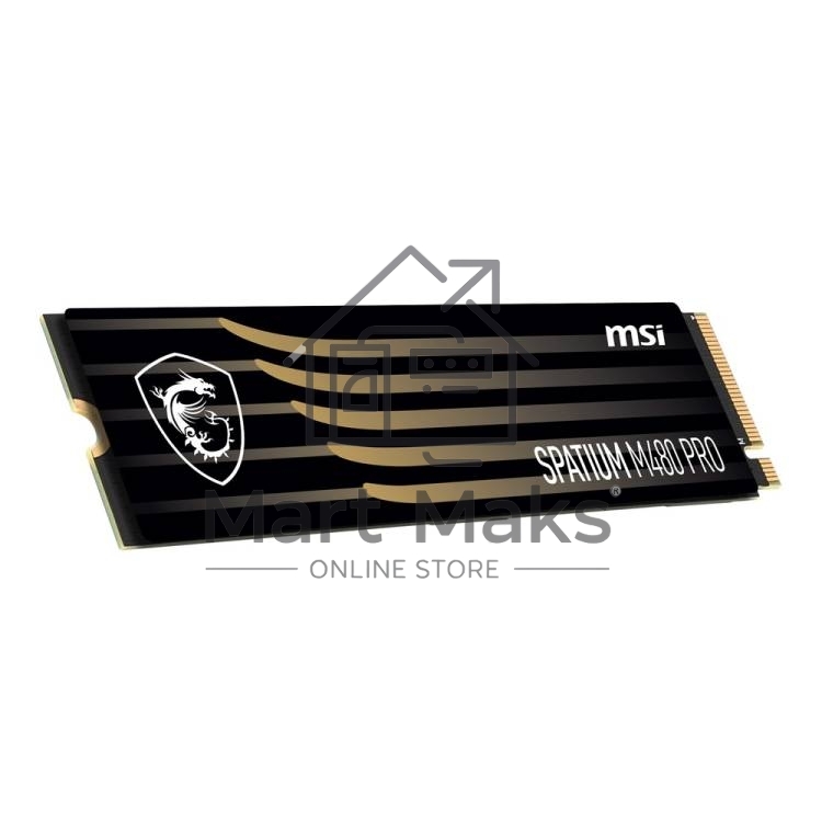 Накопитель SSD MSI M461, 4TB, PCIe 4.0 x4, M.2 2280, NVMe, R/W 5000/4200
