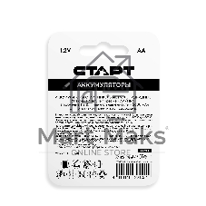 Аккумуляторы СТАРТ HR6 AA 2700mAh Ni-MH BL3+1 48/768, AA, 2700 мАч, 4 шт. в блистере