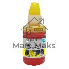 Чернила Cactus CS-GT52YB желтый100мл для DeskJet GT 5810/5820/5812/5822
