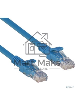 Патч-корд UTP кат. 5e,1м ExeGate синий