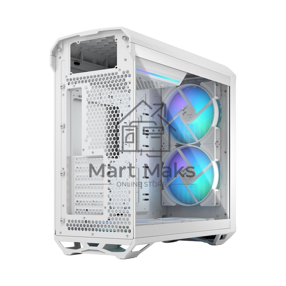 Корпус ПК без блока питания Fractal Design Torrent RGB TG Clear Tint, Full-Tower, 2x180mm + 3x140mm RGB, 2xUSB-A 3.2 + 1xUSB 3.2 Type-C E-ATX, SSI-CEB, SSI-EEB, ATX, mATX, mITX White