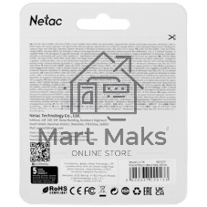 Флешка USB Netac U116 (NT03U116N-016G-20WH), 16Gb, USB 2.0, R/W 70/30, белый