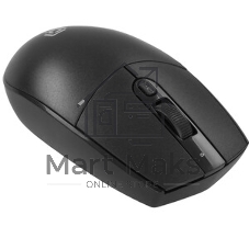 Мышь беспроводная Oklick 201MW черный, 1600 dpi, радиоканал, USB, кнопки - 4