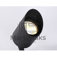 Светильник уличный настенный поворотный архитектурный ST3892 BK черный IP65 GU10 max 35W D60*198