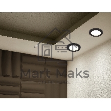 Светильник Ambrella light TN6632 BK черный IP44 GX53 D100*60