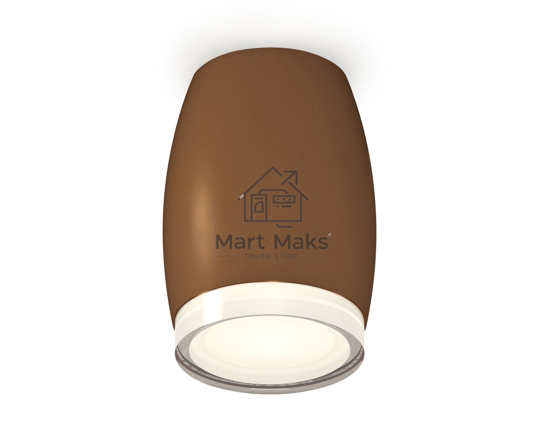 Светильник Ambrella Light XS1124021 SCF/FR/CL кофе песок/белый матовый/прозрачный MR16 GU5.3 (C1124, N7160)