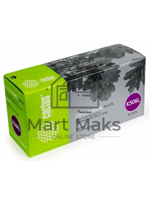 Картридж лазерный Cactus CS-CLT-K506L черный (6000 стр.) для Samsung CLP 680; CLX 6260/6260FD/6260FR