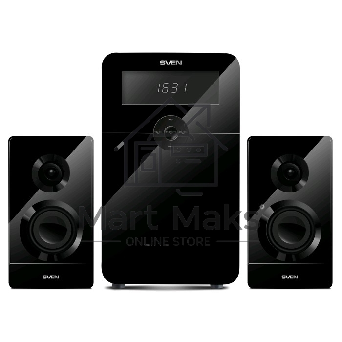 Акустическая система 2.1 SVEN MS-2250 / 80 Watt / ~230V 50Hz / Bluetooth / Black