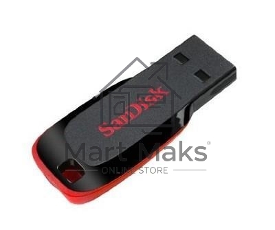 Флешка USB R/W R/W 128GB SanDisk CZ50 Cruzer Blade, USB 2.0
