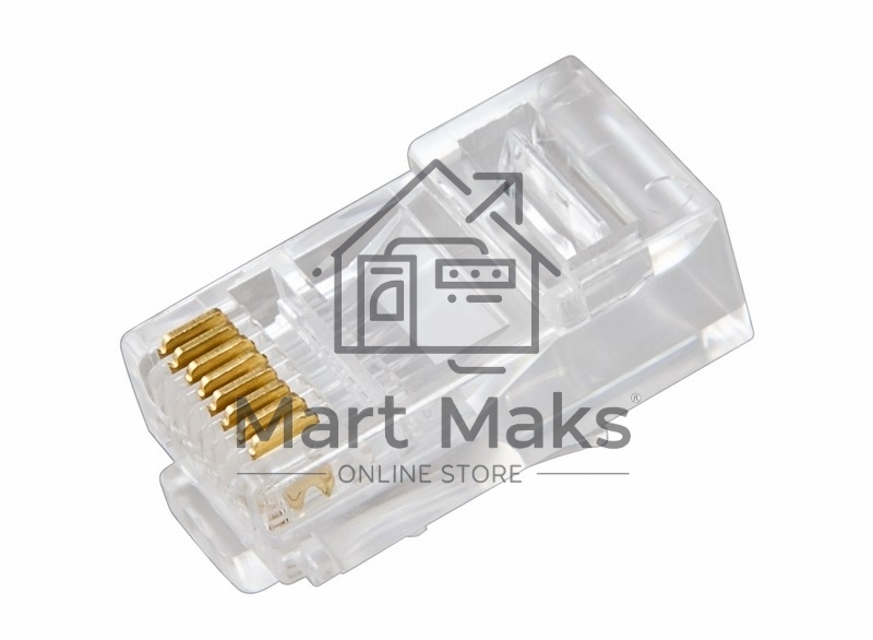 Разъем RJ-45(8P8C) под витую пару, UTP, категория 5e