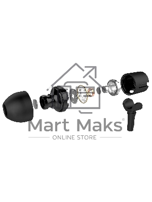 Проводные наушники Edifier P205 черный, внутриканальные, Jack 3.5 мм