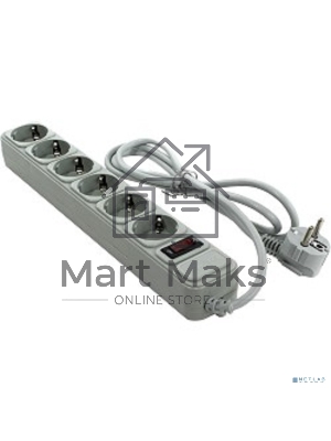 Сетевой фильтр ExeGate EX119388RUS SP-6-1.8G (6 розеток, 1.8м, евровилка, серый)