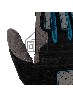 Перчатки универсальные, усиленные, с защитными накладками, DELUXE, размер L (9) Gross