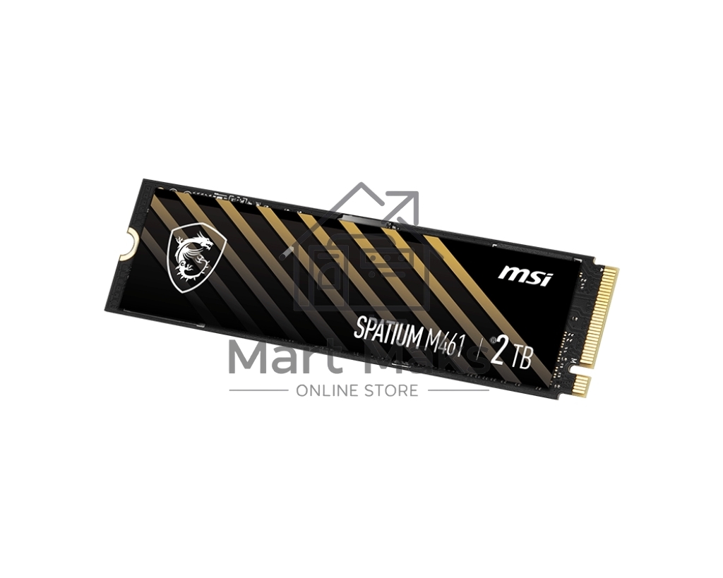 Накопитель SSD MSI M461, 4TB, PCIe 4.0 x4, M.2 2280, NVMe, R/W 5000/4200