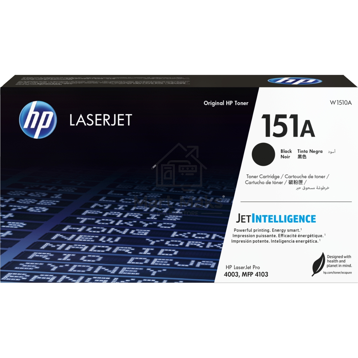 Картридж лазерный HP 151A W1510A черный (3050стр.) для HP HP LJ pro 4003, MFP 4103