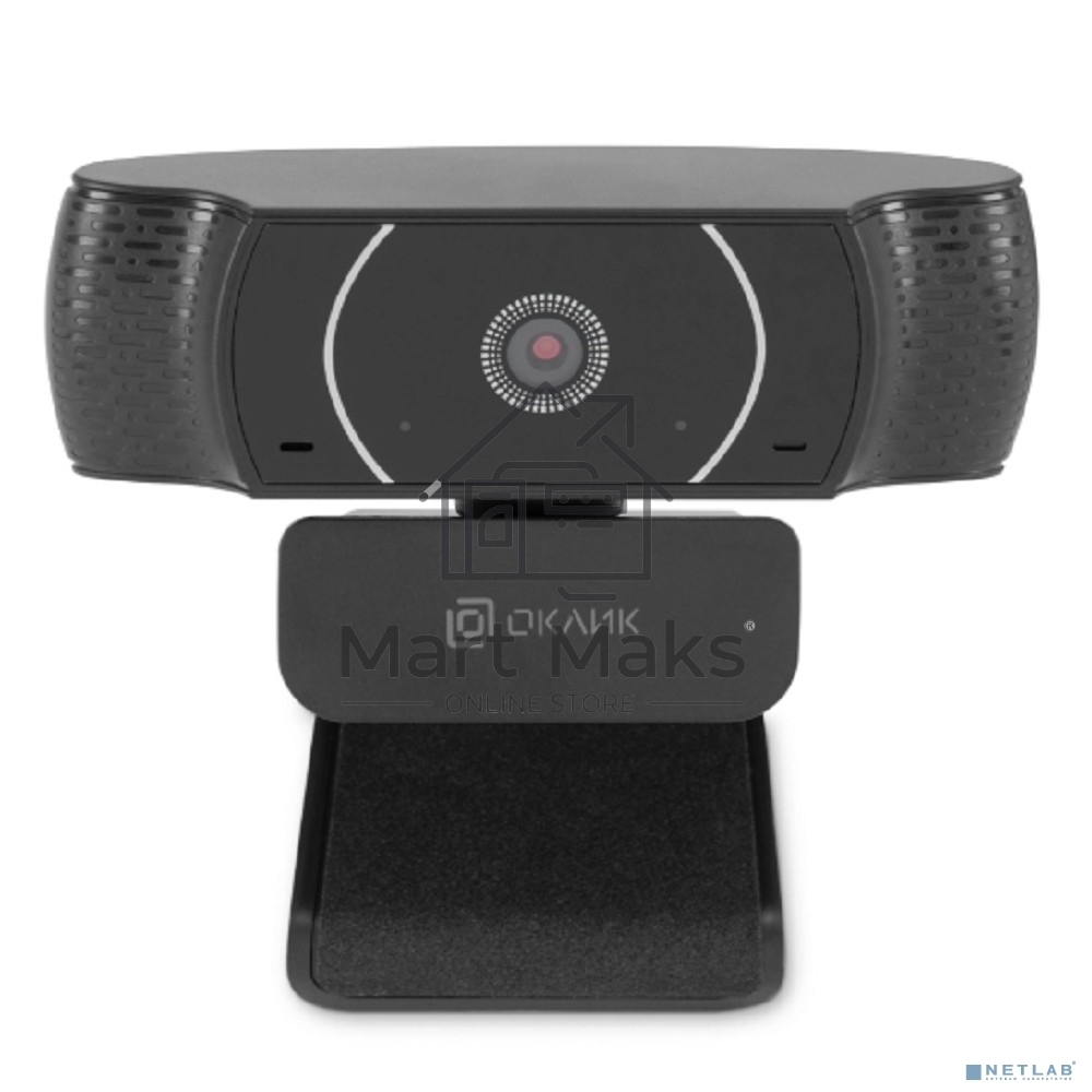 Камера Web Оклик OK-C016HD черный 1Mpix (1280x720) USB2.0 с микрофоном