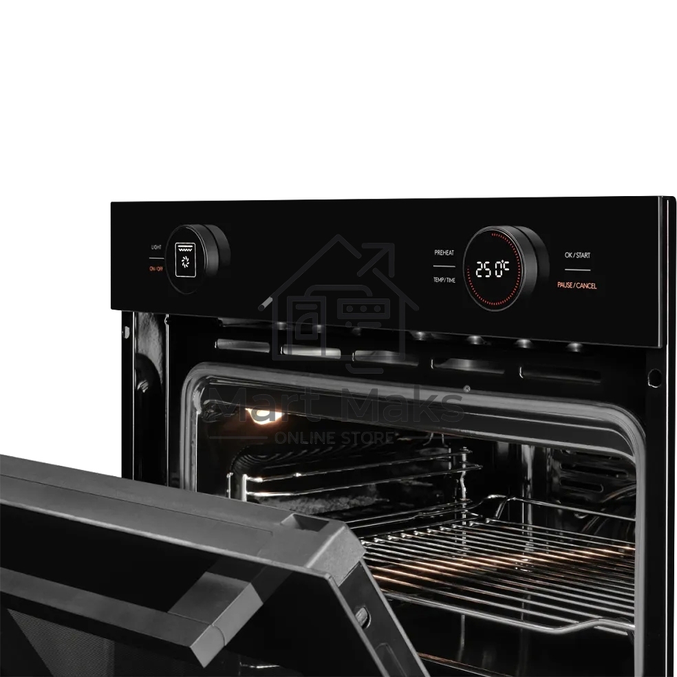 Встраиваемый духовой шкаф Kuppersberg HT 612 Black ШхВхГ: 59.5х59.6х56.5 см, 72 л, А+, гидролизная очистка, черный