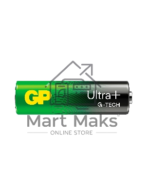 Алкалиновые батарейки c технологией G-tech GP Ultra Plus Alkaline 15А AА - 4 шт. на блистере
