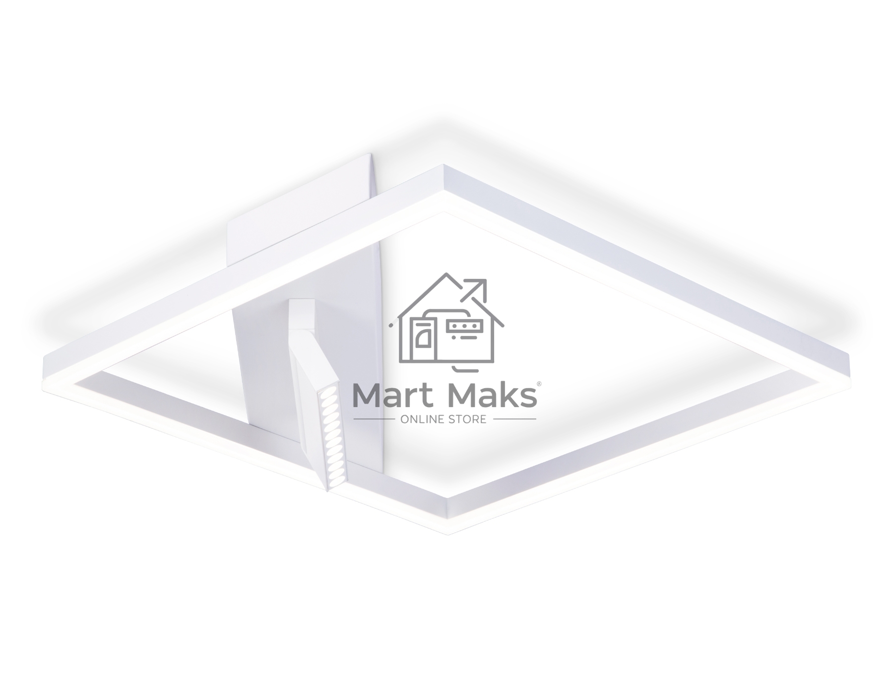 Светильник Ambrella light FL51463/1+1 WH белый 70W 3000K-6400K+4200K 500*500*110 (ПДУ РАДИО 2.4G)