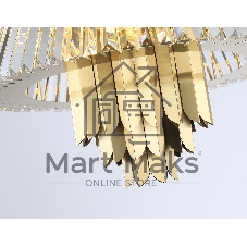 Люстра Ambrella light LH41017/12 BS/CL латунь/прозрачный E14*12 max 40W D560*660