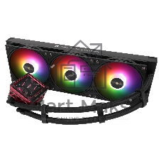 Водяное охлаждение для процессора Water Cooling System Thermalright Frozen Warframe 360 Ultra черный Argb (360мм, черный, ARGb/Fans: 3x120мм, 70.84CFM, 22.1dBA, 2000RPM/Pump height 60мм, 23dBA, 3000RPM, Rad thickness 27mm/S: 1200, 1700, 1851, 2011, 2066, 115X, AM5, AM4)