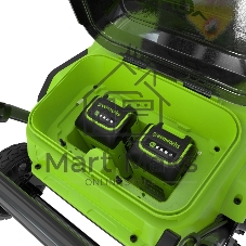Снегоуборщик аккумуляторный Greenworks GD40STX2 40V, 51 см, с 1хАКБ 8 Ач и ЗУ 2603407UH