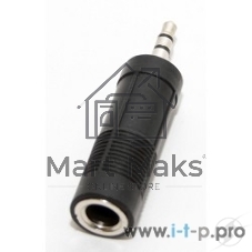 Переходник аудио 5bites mini Jack 3.5мм (M) -) Jack 6.3мм (F)