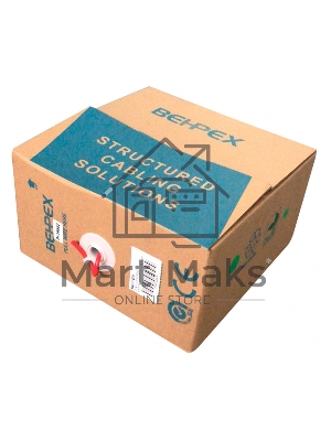 Кабель сетевой UTP 4 пары cat5E solid 0.45мм CCA 305м красный