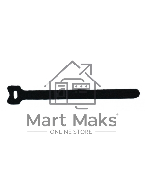 Хомут-липучка 210мм, 20 шт., черный