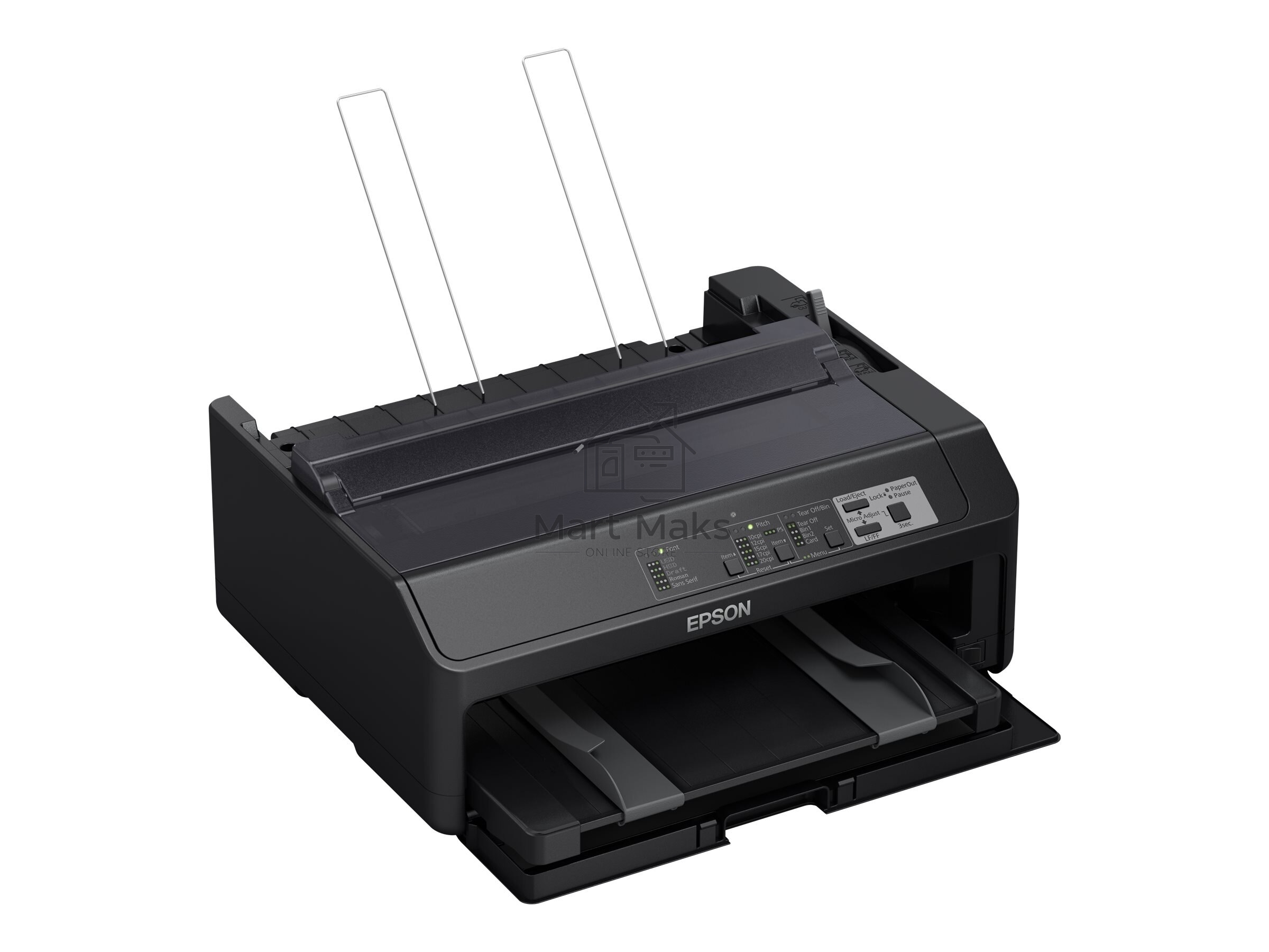 Принтер Epson FX-890II (C11CF37401), матричный A4, 9х2-игольный (80 колонок), высокоскоростной (735 cps), до 6 экземпляров одновременно (1 оригинал + 5 копий), ресурс ленты: 7,5 млн. символов, USB, LPT, для больших объемов печати