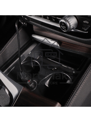 Автозарядка с индикатором Rexant (разъем 2.1х5.5) (АЗУ) шнур спираль 1.5 м