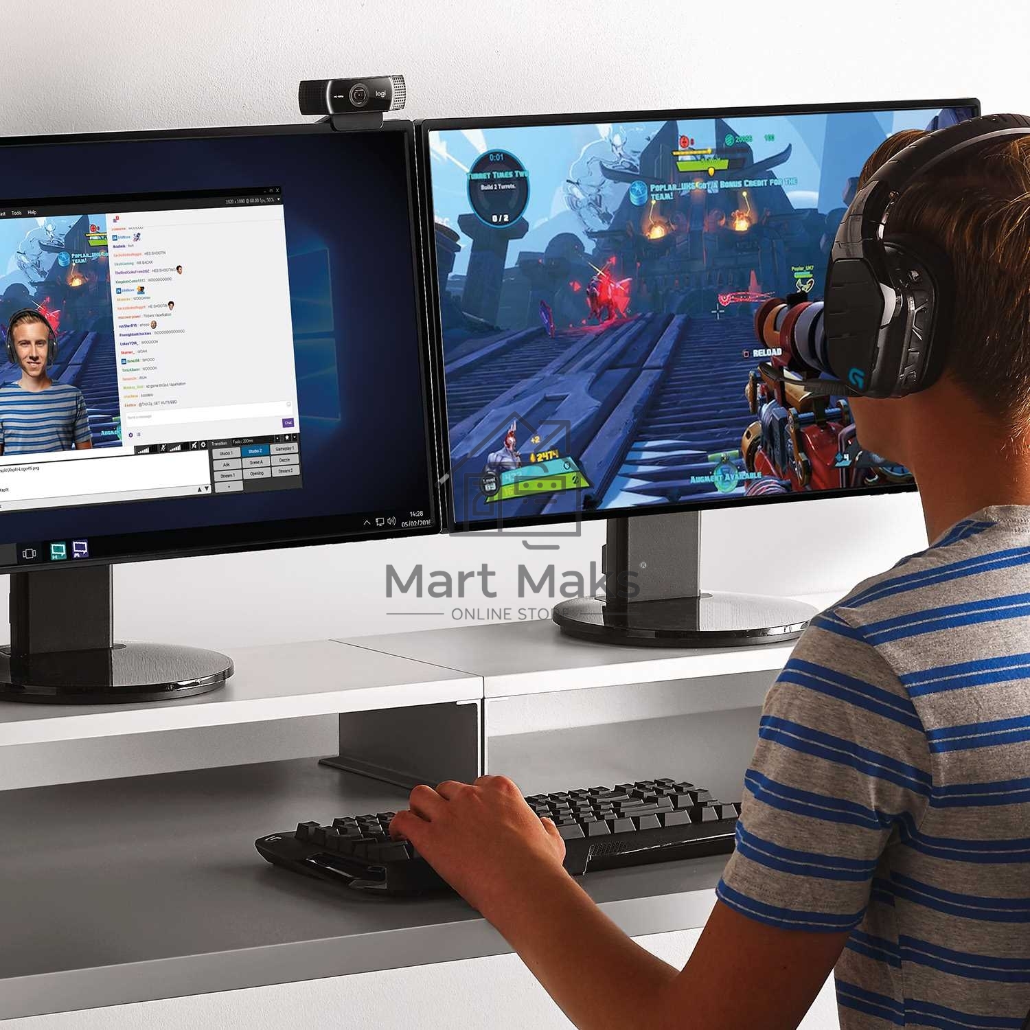 Цифровая камера Logitech C922 Pro Stream Webcam