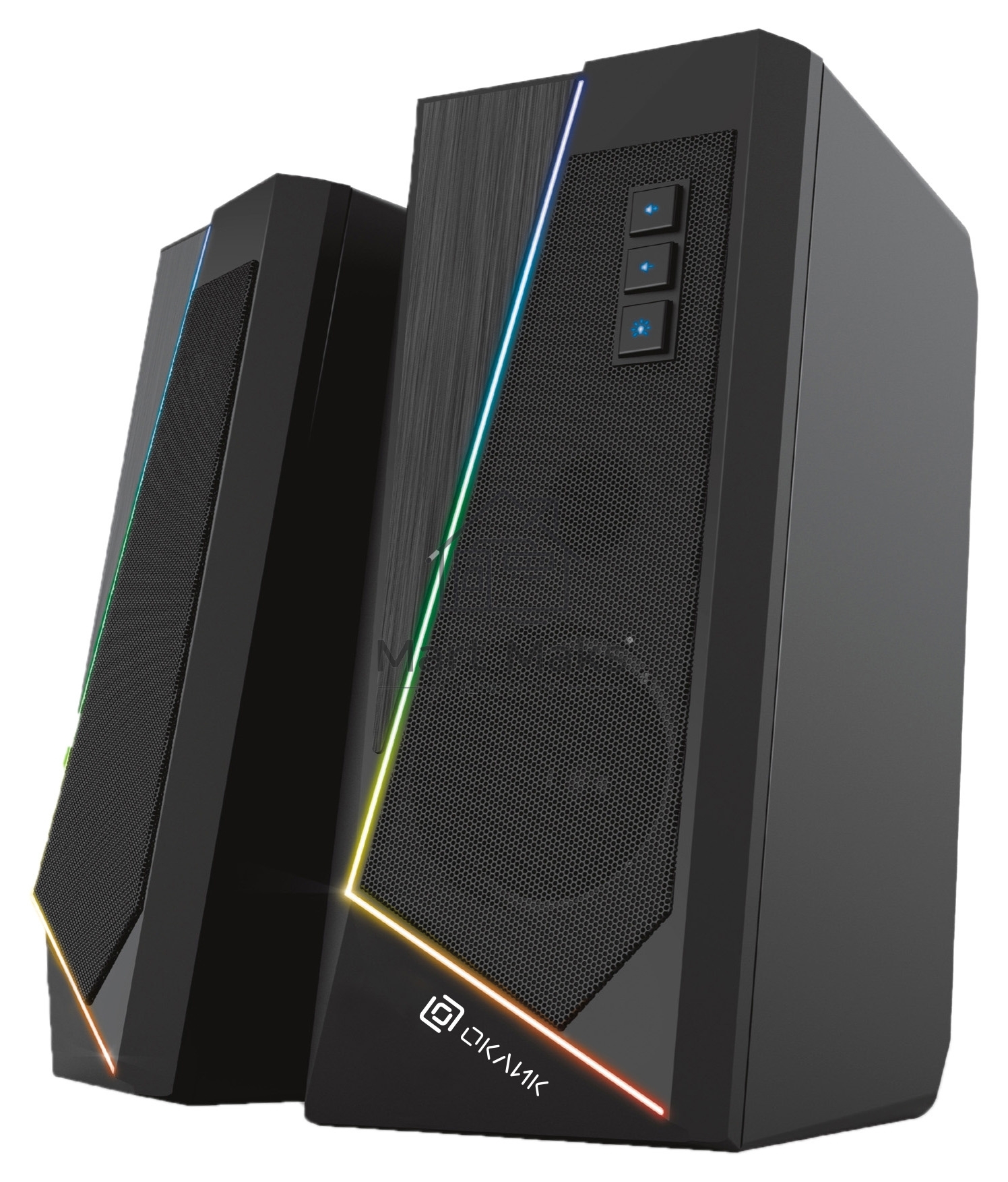 Колонки Oklick OK-125 2.0 черный 12Вт