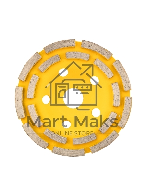 Чашка алмазная шлифовальная KRANZ 2-ряд 125х22.2 мм