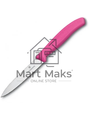 Нож Victorinox Swiss Classic для очистки овощей, летвие 8 см, прямая заточка, розовый