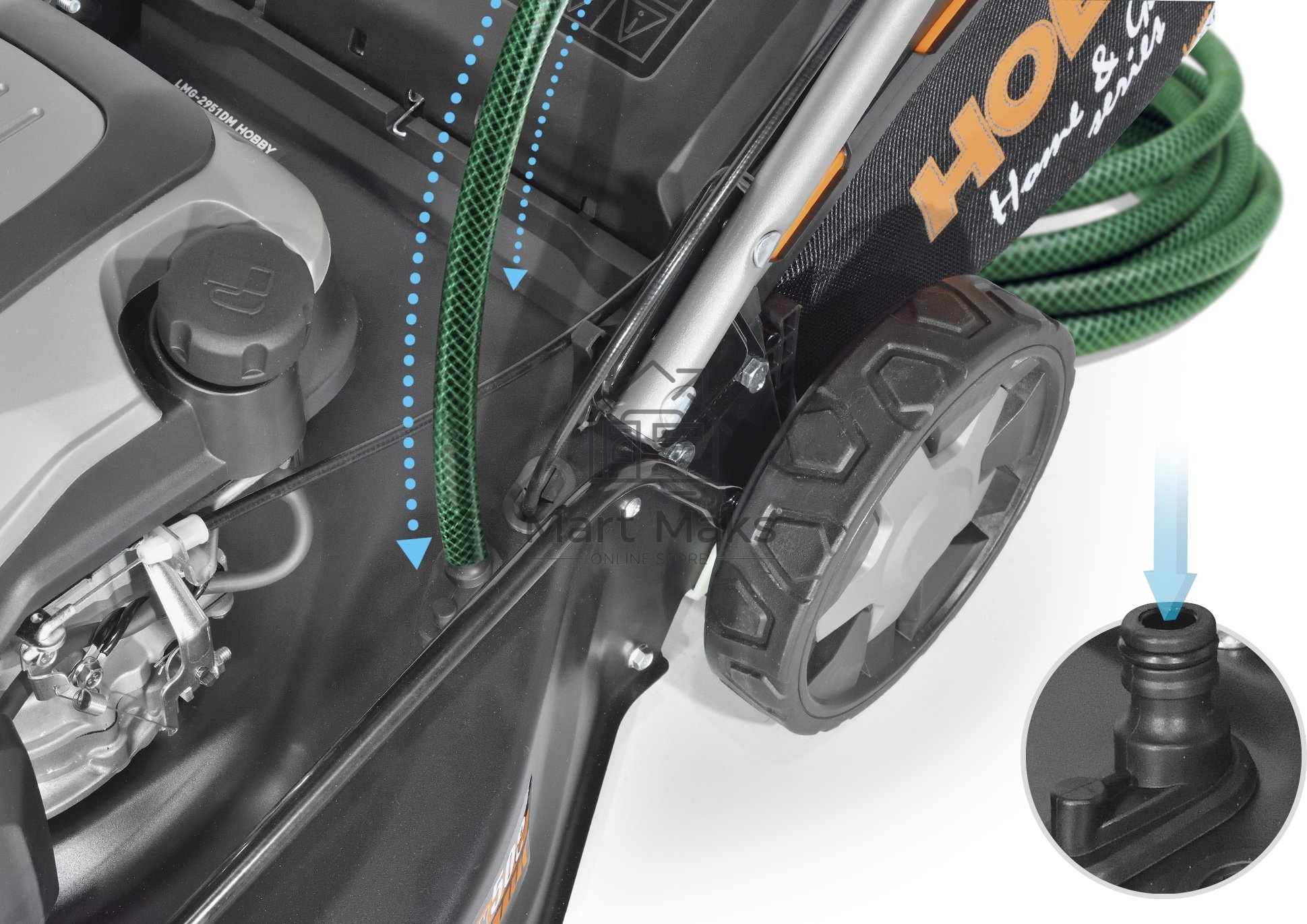 Газонокосилка роторная Carver LMG-2951DM HOBBY