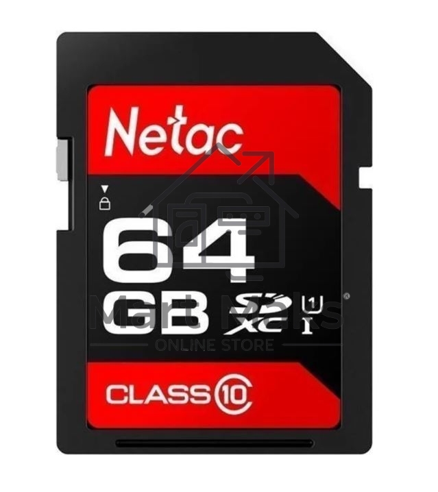 Флеш карта SDHC 64GB Netac Class 10 UHS-I U1 P600 NT02P600STN-064G-R